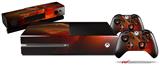 Flaming Veil - Holiday Bundle Decal Style Skin fits XBOX One Console Original, Kinect and 2 Controllers (XBOX SYSTEM NOT INCLUDED)
