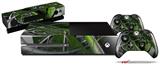 Haphazard Connectivity - Holiday Bundle Decal Style Skin fits XBOX One Console Original, Kinect and 2 Controllers (XBOX SYSTEM NOT INCLUDED)