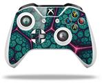 WraptorSkinz Decal Skin Wrap Set works with 2016 and newer XBOX One S / X Controller Linear Cosmos Teal (CONTROLLER NOT INCLUDED)