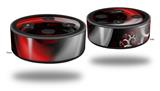 Skin Wrap Decal Set 2 Pack for Amazon Echo Dot 2 - Circulation (2nd Generation ONLY - Echo NOT INCLUDED)