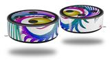Skin Wrap Decal Set 2 Pack for Amazon Echo Dot 2 - Cover (2nd Generation ONLY - Echo NOT INCLUDED)