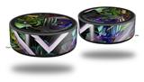 Skin Wrap Decal Set 2 Pack for Amazon Echo Dot 2 - Atomic Love (2nd Generation ONLY - Echo NOT INCLUDED)