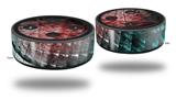 Skin Wrap Decal Set 2 Pack for Amazon Echo Dot 2 - Crystal (2nd Generation ONLY - Echo NOT INCLUDED)