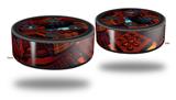 Skin Wrap Decal Set 2 Pack for Amazon Echo Dot 2 - Reactor (2nd Generation ONLY - Echo NOT INCLUDED)