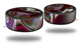 Skin Wrap Decal Set 2 Pack for Amazon Echo Dot 2 - Racer (2nd Generation ONLY - Echo NOT INCLUDED)