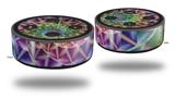 Skin Wrap Decal Set 2 Pack for Amazon Echo Dot 2 - Spiral (2nd Generation ONLY - Echo NOT INCLUDED)