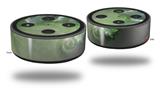 Skin Wrap Decal Set 2 Pack for Amazon Echo Dot 2 - Wave (2nd Generation ONLY - Echo NOT INCLUDED)