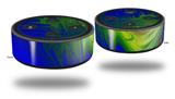 Skin Wrap Decal Set 2 Pack for Amazon Echo Dot 2 - Unbalanced (2nd Generation ONLY - Echo NOT INCLUDED)