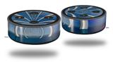 Skin Wrap Decal Set 2 Pack for Amazon Echo Dot 2 - Waterworld (2nd Generation ONLY - Echo NOT INCLUDED)
