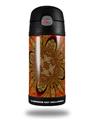 Skin Decal Wrap compatible with Thermos Funtainer 12oz Bottle Flower Stone (BOTTLE NOT INCLUDED)