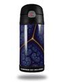 Skin Decal Wrap compatible with Thermos Funtainer 12oz Bottle Linear Cosmos Blue (BOTTLE NOT INCLUDED)