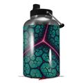 Skin Decal Wrap compatible with 2017 RTIC One Gallon Jug Linear Cosmos Teal (Jug NOT INCLUDED) by WraptorSkinz