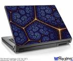 Laptop Skin (Small) - Linear Cosmos Blue