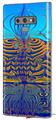 Decal style Skin Wrap compatible with Samsung Galaxy Note 9 Dancing Lilies