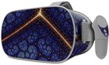 Decal style Skin Wrap compatible with Oculus Go Headset - Linear Cosmos Blue (OCULUS NOT INCLUDED)