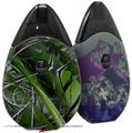 Skin Decal Wrap 2 Pack compatible with Suorin Drop Haphazard Connectivity VAPE NOT INCLUDED