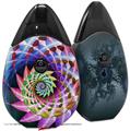 Skin Decal Wrap 2 Pack compatible with Suorin Drop Harlequin Snail VAPE NOT INCLUDED