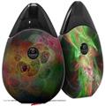 Skin Decal Wrap 2 Pack compatible with Suorin Drop Swiss Fractal VAPE NOT INCLUDED