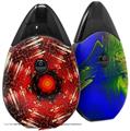 Skin Decal Wrap 2 Pack compatible with Suorin Drop Eights Straight VAPE NOT INCLUDED