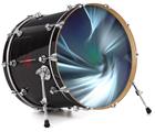 Decal Skin works with most 26" Bass Kick Drum Heads Icy - DRUM HEAD NOT INCLUDED