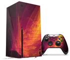 WraptorSkinz Skin Wrap compatible with the 2020 XBOX Series X Console and Controller Eruption (XBOX NOT INCLUDED)