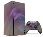 WraptorSkinz Skin Wrap compatible with the 2020 XBOX Series X Console and Controller Purple Orange (XBOX NOT INCLUDED)