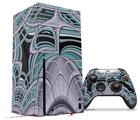 WraptorSkinz Skin Wrap compatible with the 2020 XBOX Series X Console and Controller Socialist Abstract (XBOX NOT INCLUDED)