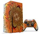 WraptorSkinz Skin Wrap compatible with the 2020 XBOX Series X Console and Controller Flower Stone (XBOX NOT INCLUDED)