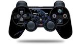 Sony PS3 Controller Decal Style Skin - Blue Fern (CONTROLLER NOT INCLUDED)
