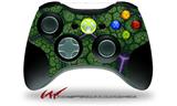Decal Skin compatible with XBOX 360 Wireless Controller Linear Cosmos Green (CONTROLLER NOT INCLUDED)