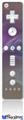 Wii Remote Controller Face ONLY Skin - Purple Orange