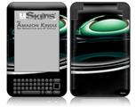 Silently - Decal Style Skin fits Amazon Kindle 3 Keyboard (with 6 inch display)