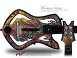 Fire And Water Decal Style Skin - fits Warriors Of Rock Guitar Hero Guitar (GUITAR NOT INCLUDED)