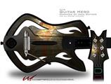 Fireball Decal Style Skin - fits Warriors Of Rock Guitar Hero Guitar (GUITAR NOT INCLUDED)