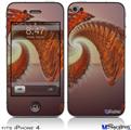 iPhone 4 Decal Style Vinyl Skin - Solar Power (DOES NOT fit newer iPhone 4S)