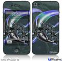 iPhone 4 Decal Style Vinyl Skin - Sea Anemone2 (DOES NOT fit newer iPhone 4S)