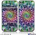 iPhone 4 Decal Style Vinyl Skin - Spiral (DOES NOT fit newer iPhone 4S)