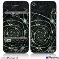 iPhone 4 Decal Style Vinyl Skin - Spirals2 (DOES NOT fit newer iPhone 4S)