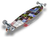Quilt - Decal Style Vinyl Wrap Skin fits Longboard Skateboards up to 10"x42" (LONGBOARD NOT INCLUDED)