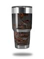 Skin Decal Wrap for Yeti Tumbler Rambler 30 oz Car Wreck (TUMBLER NOT INCLUDED)