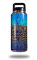 Skin Decal Wrap compatible with Yeti Rambler Bottle 36oz Dancing Lilies (YETI NOT INCLUDED)