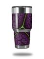 WraptorSkinz Skin Wrap compatible with RTIC 30oz ORIGINAL 2017 AND OLDER Tumblers Linear Cosmos Purple (TUMBLER NOT INCLUDED)