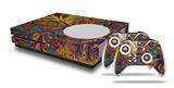 WraptorSkinz Decal Skin Wrap Set works with 2016 and newer XBOX One S Console and 2 Controllers Fire And Water