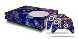 WraptorSkinz Decal Skin Wrap Set works with 2016 and newer XBOX One S Console and 2 Controllers Flowery