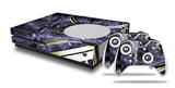 WraptorSkinz Decal Skin Wrap Set works with 2016 and newer XBOX One S Console and 2 Controllers Gyro Lattice