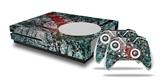 WraptorSkinz Decal Skin Wrap Set works with 2016 and newer XBOX One S Console and 2 Controllers Tissue