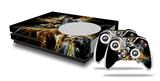 WraptorSkinz Decal Skin Wrap Set works with 2016 and newer XBOX One S Console and 2 Controllers Flowers