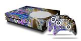 WraptorSkinz Decal Skin Wrap Set works with 2016 and newer XBOX One S Console and 2 Controllers Vortices