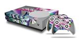 WraptorSkinz Decal Skin Wrap Set works with 2016 and newer XBOX One S Console and 2 Controllers Fan