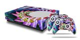 WraptorSkinz Decal Skin Wrap Set works with 2016 and newer XBOX One S Console and 2 Controllers Harlequin Snail